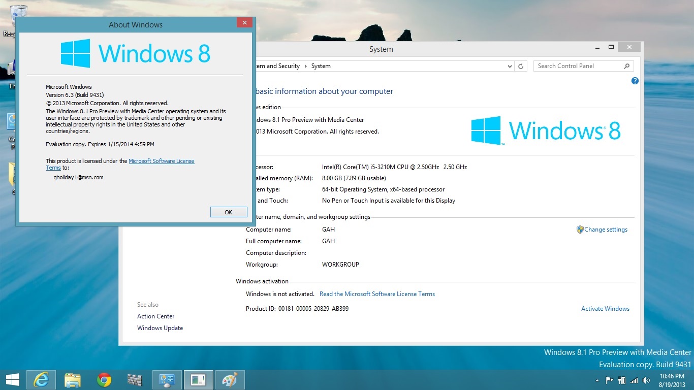 Activate Windows 8 Pro Free